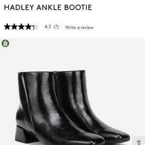 Naturalizer Black Hadley Ankle Bootie